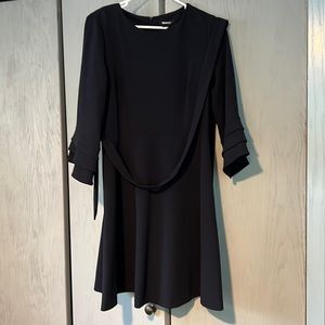 Navy blue DNKY dress- good condition- with belt